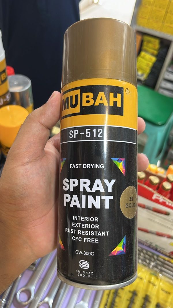 Mubah Color Spray 300g – Quick-dry, Fade-resistant, Smooth Finish Color Spray For Vibrant Results