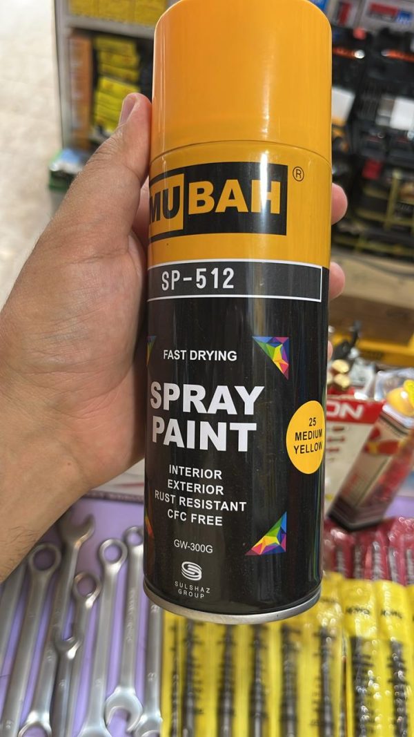 Mubah Color Spray 300g – Quick-dry, Fade-resistant, Smooth Finish Color Spray For Vibrant Results