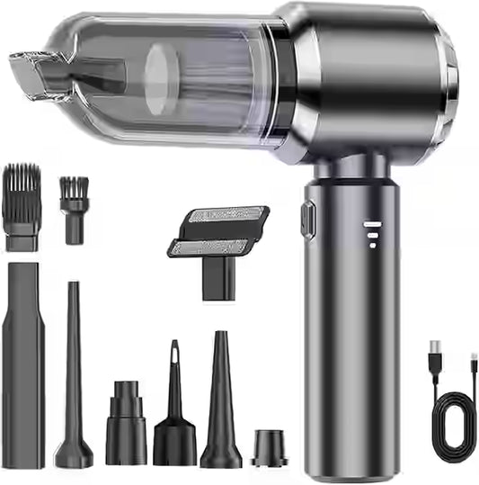 3 In 1 Portable Vacuum Cleaner Wireless Hand-held Cleaning for Car Home