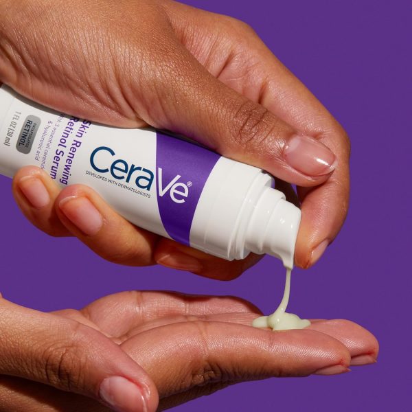 Cerave, Skin Renewing Retinol Serum, (30 Ml) Lcerave Skin Renewing Serum With Retinol – Anti-aging & Smoothing Formula(30 Ml) L