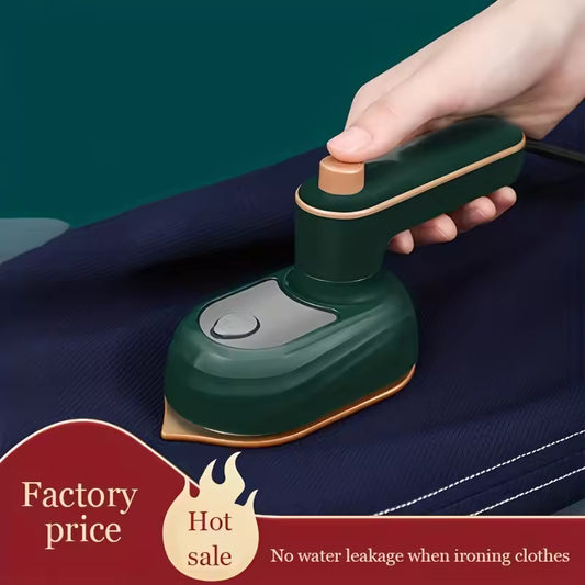 Portable Handheld Steam Iron – 180° Rotatable, Foldable Mini Garment Steamer for Home & Travel