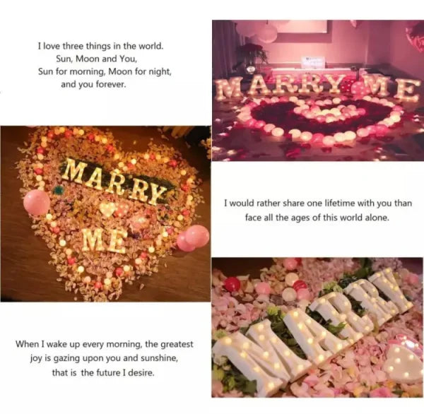 16cm LED letter light, luminous letter and number night light