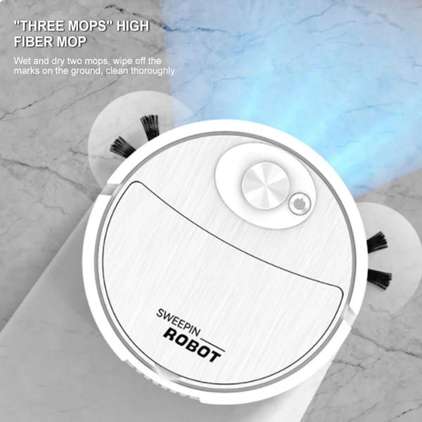 Portable Mini Wireless Automatic Sweeping Robot Mopping Rechargeable Cleaning Machine Vacuum Cleaner For Home Office Robot (random Colors) ₨1,355