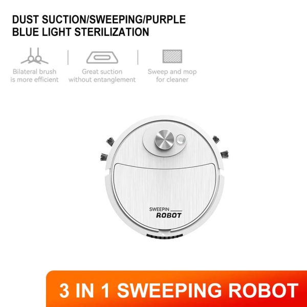 Portable Mini Wireless Automatic Sweeping Robot Mopping Rechargeable Cleaning Machine Vacuum Cleaner For Home Office Robot (random Colors) ₨1,355