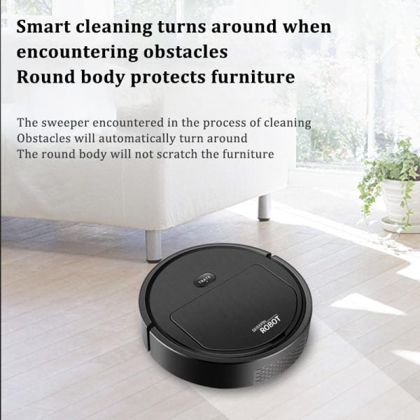 Portable Mini Wireless Automatic Sweeping Robot Mopping Rechargeable Cleaning Machine Vacuum Cleaner For Home Office Robot (random Colors) ₨1,355