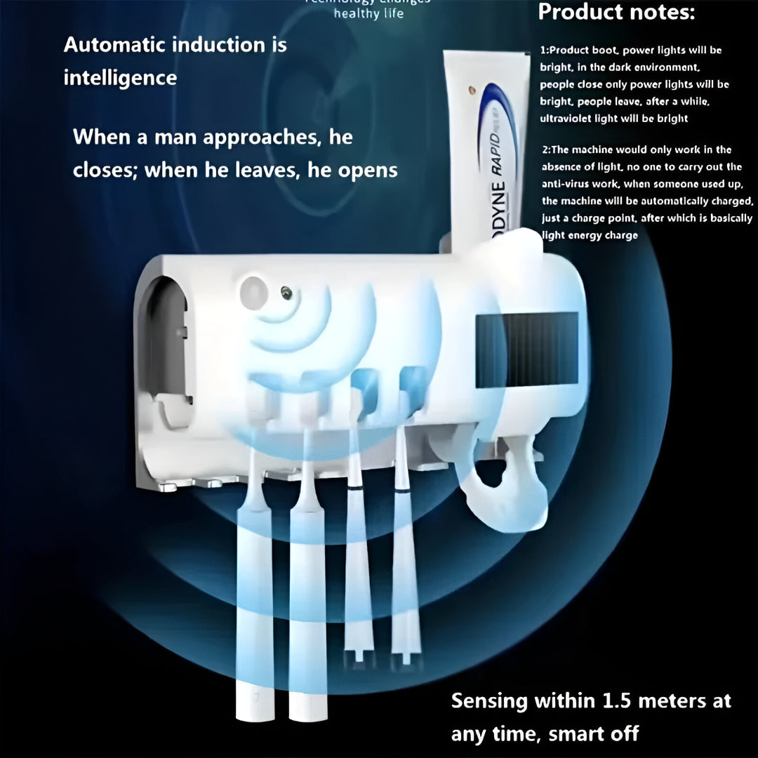 Toothpaste Dispenser with Uv (random Color)