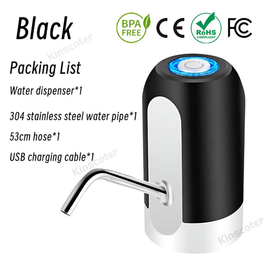 Electric Water Dispenser – Automatic Pump for Bottled Drinking Water