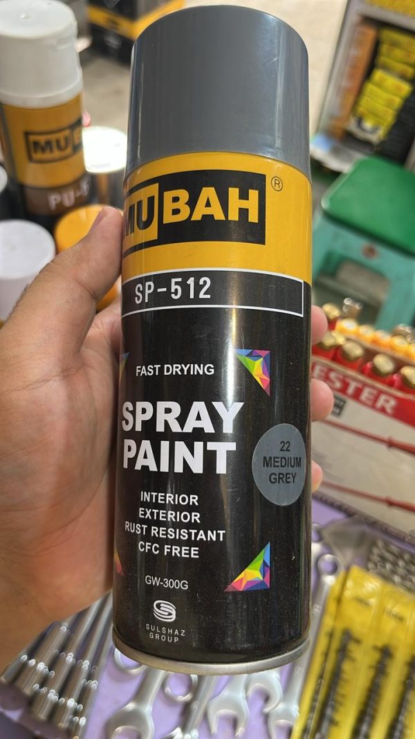 Mubah Color Spray 300g – Quick-dry, Fade-resistant, Smooth Finish Color Spray For Vibrant Results